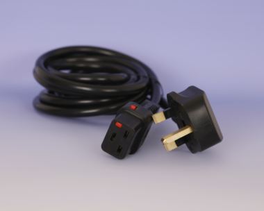 UK13A Locking C19 IEC Power Cord