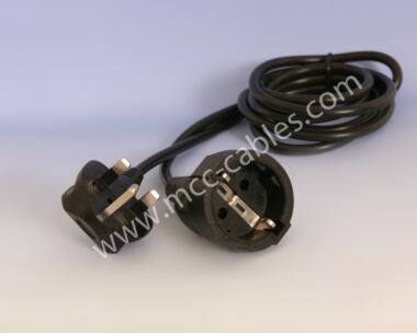 UK5 Fused HO5VV-F3x1mm Cable