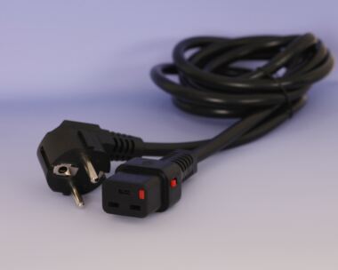 EU (Schuko) - Locking C19 IEC Power Cord